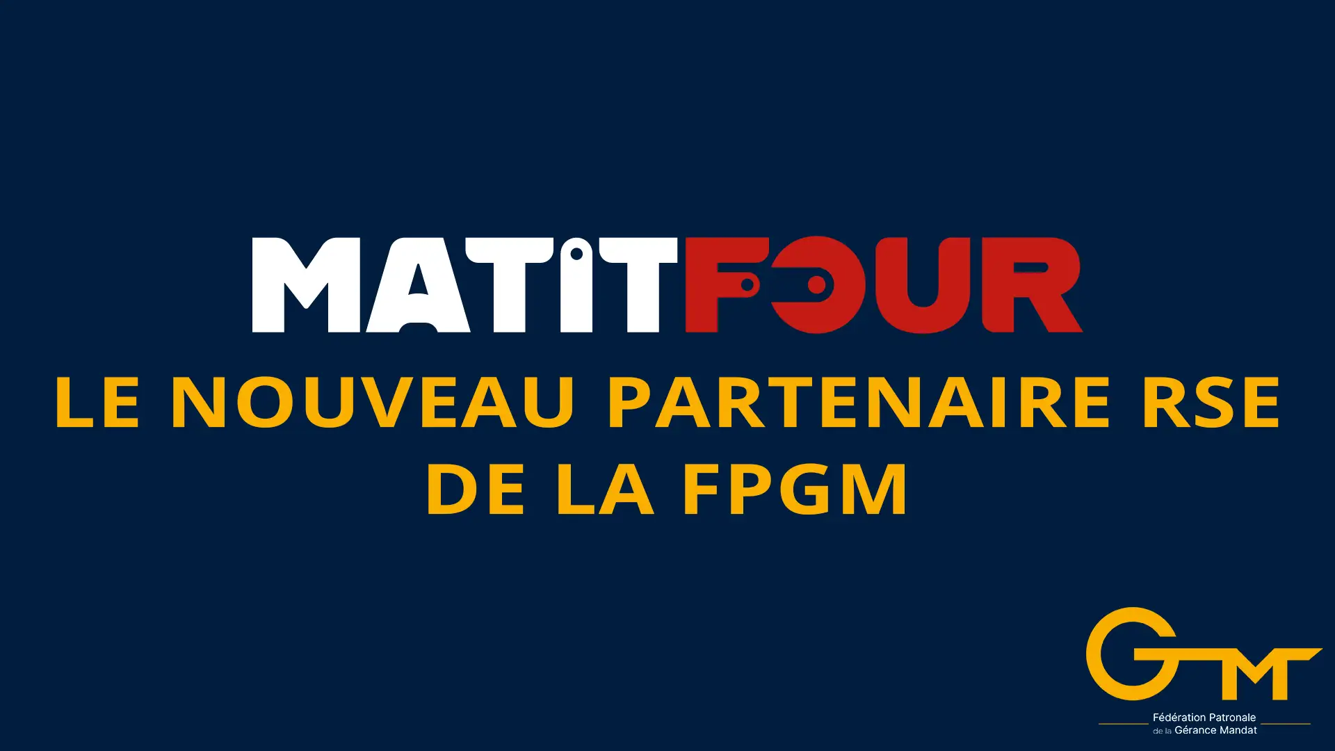 You are currently viewing Matifour le nouveau partenaire RSE de la FPGM